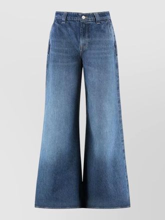 7 For All Mankind willow wide leg denim trousers