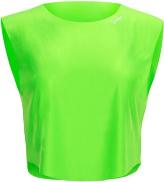 Winshape Crop-Top WINSHAPE AET115, Damen, Gr. XXL, gr&uuml;n (neon gr&uuml;n), 80% Polyester, 20% Elasthan, Rundhals, Tops Crop-Top, Cropped Functional Light