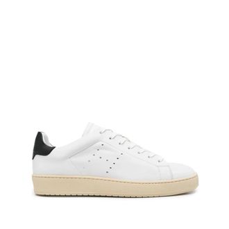 Hogan Witte Veterschoenen met Merkhiel - Heren - Sneakers - Wit - 44 1/2 EU - Schoenen