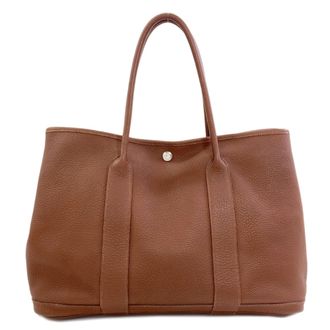 Herm&egrave;s Brown Negonda Leather Tote Bag (Pre-Owned)