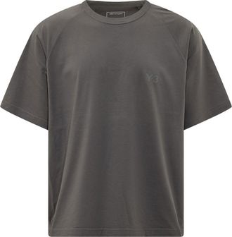 Yohji Yamamoto Dark Grey Logo T-Shirt