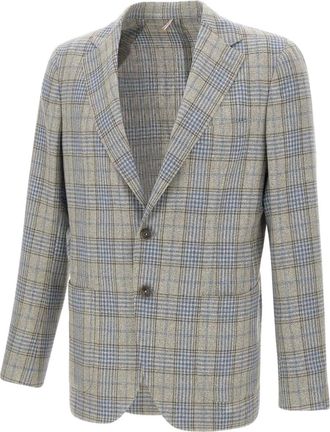 Santaniello Blazer tartan - Grigio