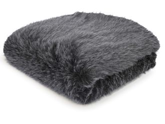 Schubiger M&ouml;bel Plaid Hanka Anthrazit 200x150 cm