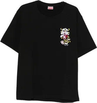 Kenzo T Shirt Nero-Uomo