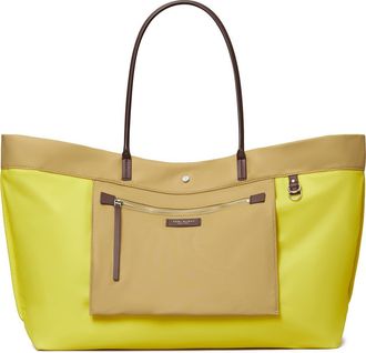 Tory Burch Ella Twist Reversible Tote in Wheat at Nordstrom