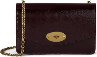 Mulberry Small Darley Patent Leather Crossbody Bag in Deep Aubergine at Nordstrom