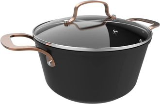 Cecotec Olla De Aluminio Forjado, De 4,5 L De Capacidad. Con Revestimiento Antiadherente De Alta Calidad Platinum Plus Teflon Nonstick Coating,100 % Libre De 