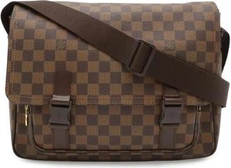 Louis Vuitton Pre-owned Plastic louis-vuitton-bags - Dames - Vintage Schoudertas - Bruin - ONE Size - Vintage