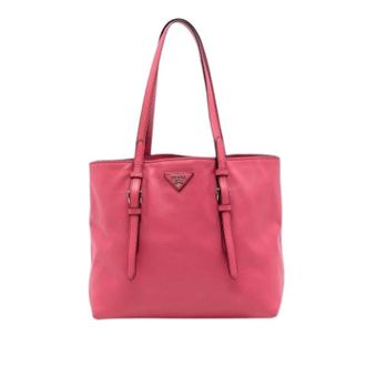 Prada Pre-owned Tote Bags, female, Pink, Size: ONE SIZE Pre-owned Vintage Tote