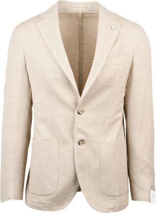 L.B.M. 1911 Round Blazer with Button Closure and Unlined Interior