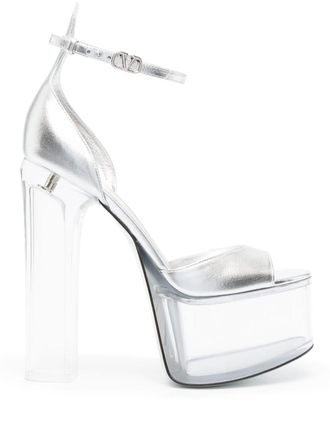 Valentino Garavani 160mm Tan-Go sandals - Silver