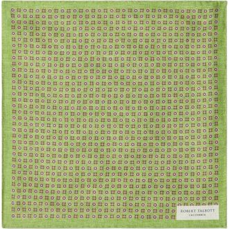 Robert Talbott Colton Reversible Neat/Pocket Square in Green at Nordstrom
