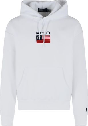 Polo Ralph Lauren Sudadera de mezcla de algod&oacute;n blanca de Polo Ralph Lauren