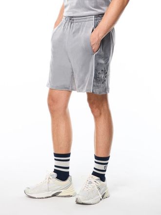 Sergio Tacchini Cresta Velour Short in Sleet at Nordstrom, Size Xxx-Large