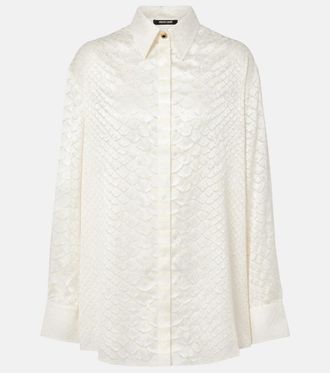 Roberto Cavalli Camicia con stampa pitonata