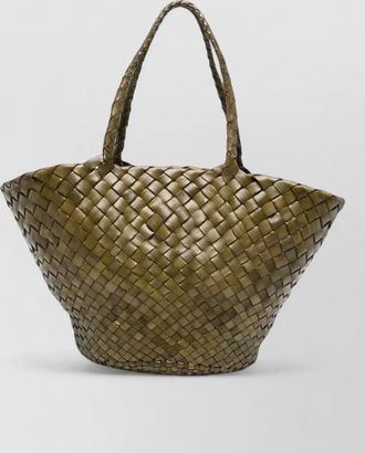 Dragon Diffusion beach bag shopper dual handles woven design