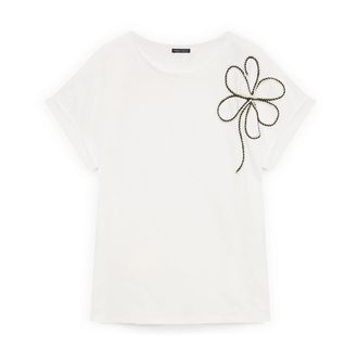 Fiorella Rubino Donna, Top, Bianco, XL, new