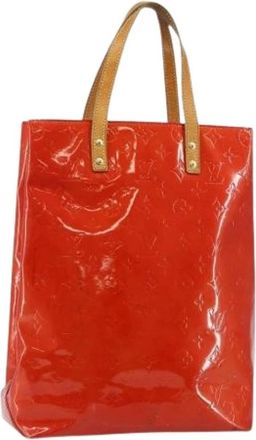 Louis Vuitton Pre-owned Tote Bag - Dames - Vintage Shopper - Rood - ONE Size - Leer - Vintage