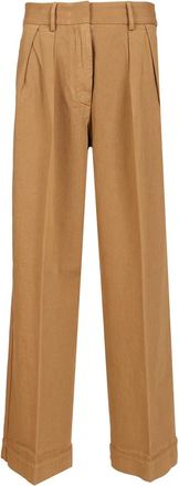 Forte_Forte My Trousers - female - Forte Forte - Wide Trousers - Brown - L - Trousers