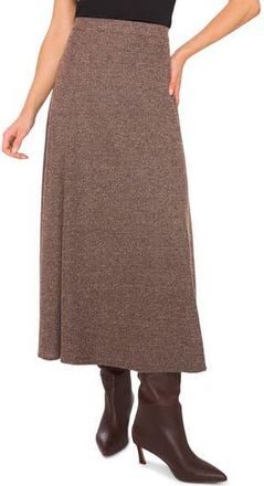 Halogen Tweed Knit Maxi Skirt in Delicioso at Nordstrom Rack, Size Medium
