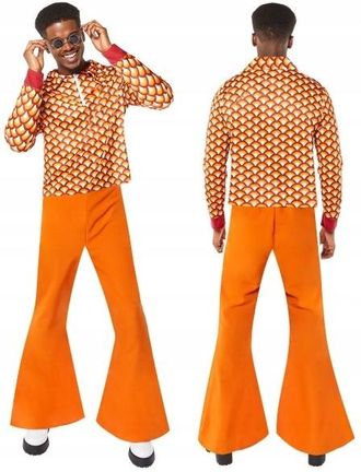 OEM Disfraz Hippie Disco Hippie Retro A&ntilde;os 70 A&ntilde;os 80 Carnaval, Xl