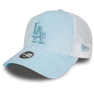 New Era Trucker Women Cap - Velours Los Angeles Dodgers Sky