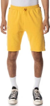 Kappa Logo Tape Short In Yellow