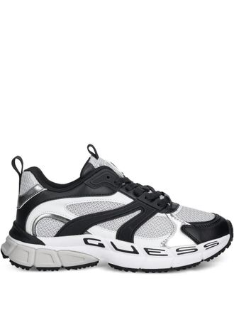 Guess Co logo-lettering sneakers - women - Polyester/Polyurethane/Fabric/Rubber - 41 - White