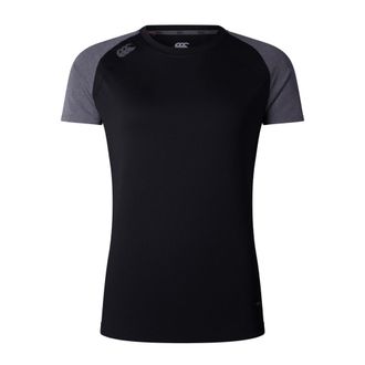 Canterbury Of New Zealand Dames/Dames Elite Training T-shirt (Zwart/Magneet Marl)