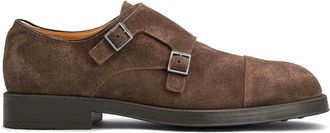 Tod's Brown Suede Double Monk Strap