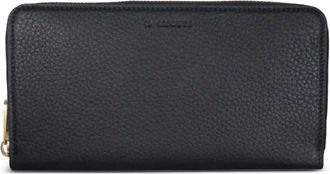 IL BISONTE Portafoglio in pelle con zip - Nero