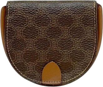 Celine Pre-owned Plastic Portemonnee - Dames - Vintage Accessoires - Bruin - ONE Size - Vintage