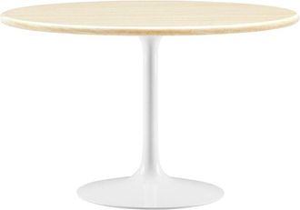 ModWay Lippa 48 Round Artificial Travertine Dining Table