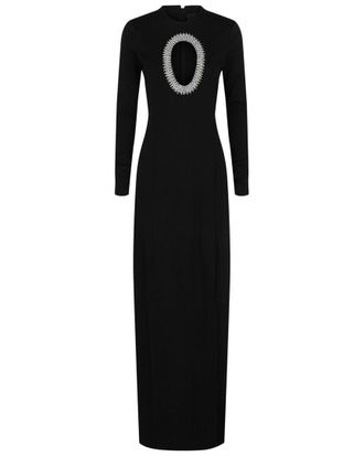 Givenchy Cut-Out Crystal-Embellished Gown