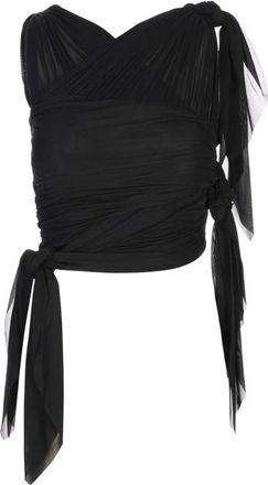 Diesel Zwarte Top voor Vrouwen - Dames - Tops zonder mouwen - Zwart - XS - Tops