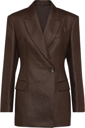 Brunello Cucinelli Blazer doppiopetto - Marrone