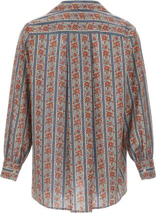 Valentino Garavani Mens Multicolor Cotton Blouse