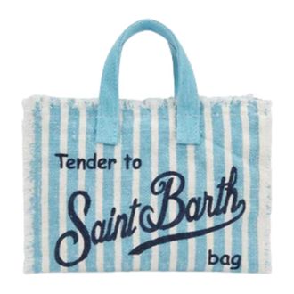 Saint Barth Tote Bags, female, Blue, Size: ONE SIZE Phone Bag