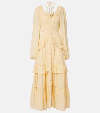 Farm Rio Vestido largo con volantes