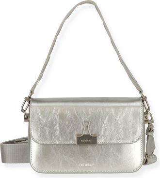 Off-white Off White Womens Silver Shoulder Bag