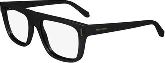 Ferragamo Sf 2997 Zonnebrillen - Heren - Brillen - Zwart - 55 MM - Accessoires
