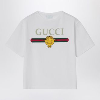 Gucci White T-shirt with logo print