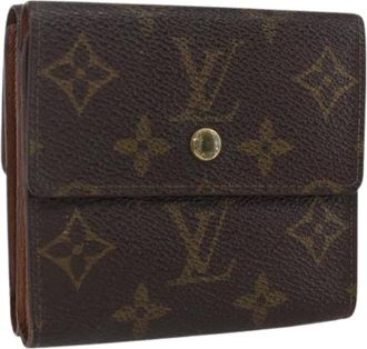 Louis Vuitton Pre-owned Wallets, female, Brown, Size: ONE SIZE Pre-owned Vintage Canvas Wallet