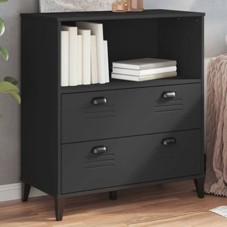vidaXL Vidaxl - Librer&iacute;a Viken Madera De Ingenier&iacute;a Negro 80x40x90 Cm