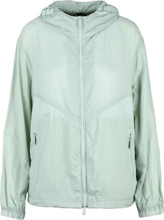 Add Aqua Green Lightweight Polyamide Windbreaker Parka