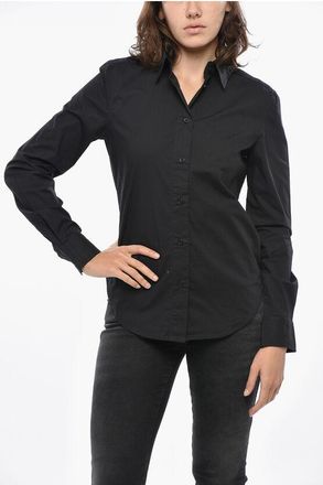 Diesel Popeline GISEY Shirt with Embroidered Collar size Xxs
