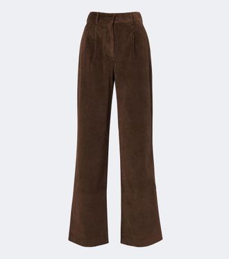 Aya Muse Aven cotton-blend corduroy wide-leg pants