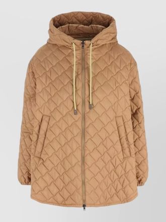 Herno a line down jacket hood and pockets