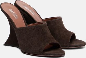 PARIS TEXAS Nina 105 suede mules