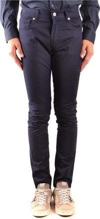 Moschino Smalle broek - Heren - Slim Fit Broeken - Blauw - XS - Broeken